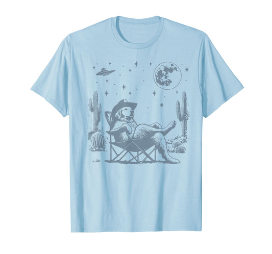Howdy Golden Retriever Western Cowboy Vintage Dog Lovers T-Shirt
