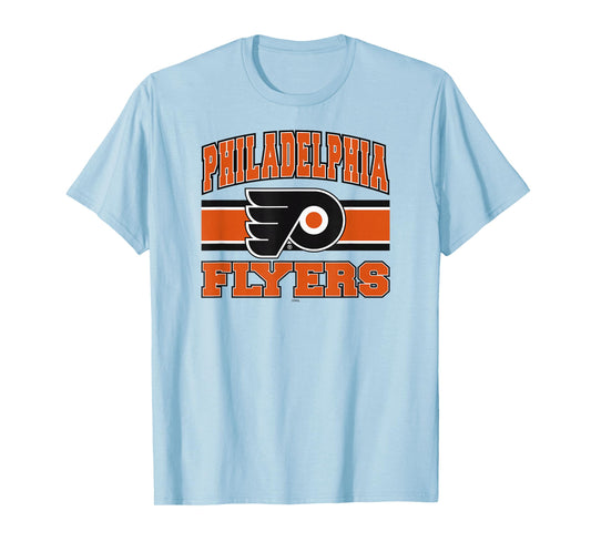 Philadelphia Flyers Stripe Gray Officially Licensed T-Shirt