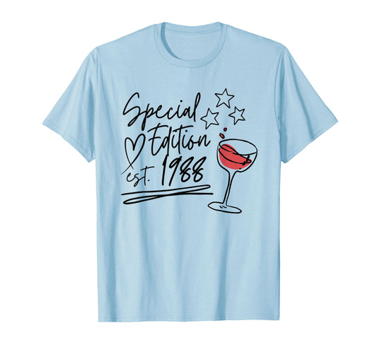 Year Of Birth 1988 Birthday Design Vintage Born In 1988 T-Shirt