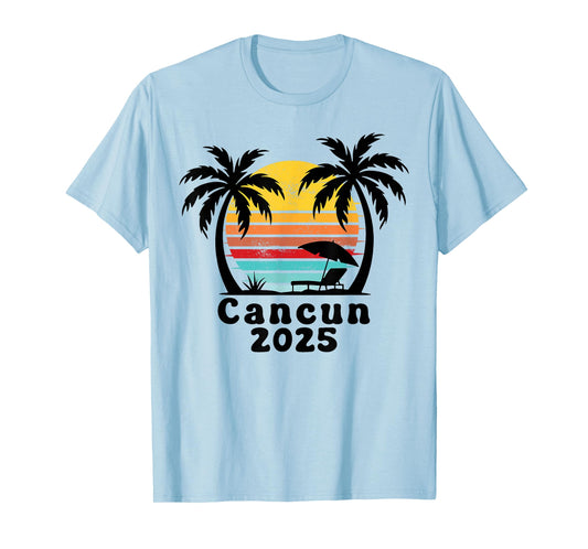 Cancun 2025 Family Trip Friends Group Vacation Matching T-Shirt
