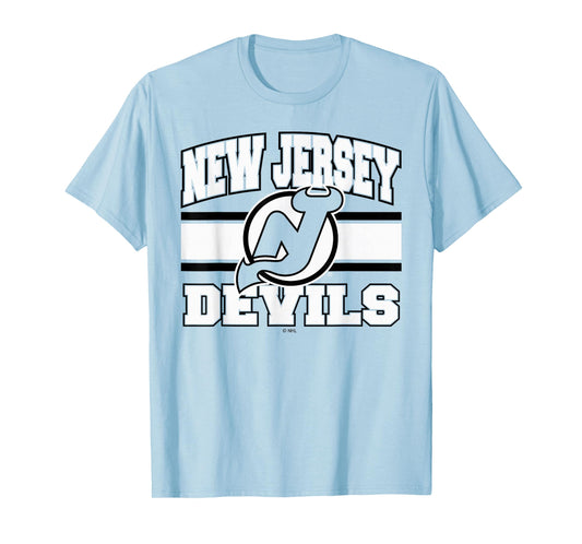 New Jersey Devils Stripe Red Officially Licensed T-Shirt