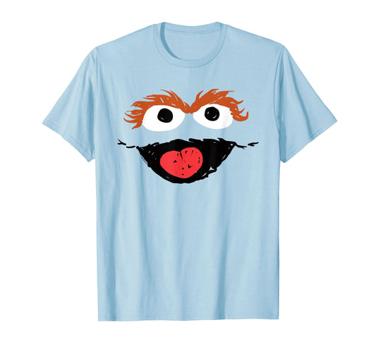 Sesame Street Oscar Crayon Sketch Halloween Costume T-Shirt