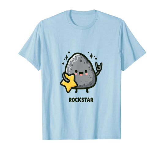 Rock Star Funny Word Games Cute Wordplay Graphic Lover T-Shirt