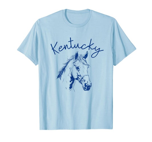 Kentucky Cute Horse Women Girls T-Shirt