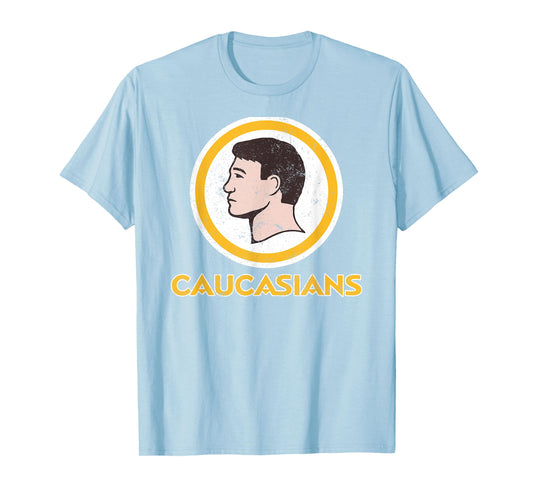 Caucasians Funny Vintage Caucasians Pride T-Shirt
