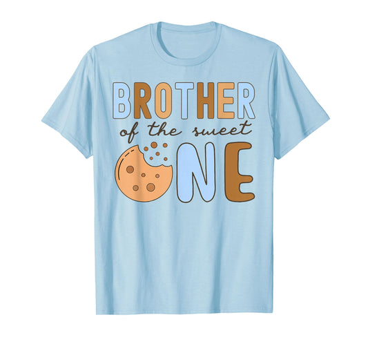 Brother Of The Sweet One Cookies and Milk Birthday Family T-Shirt
