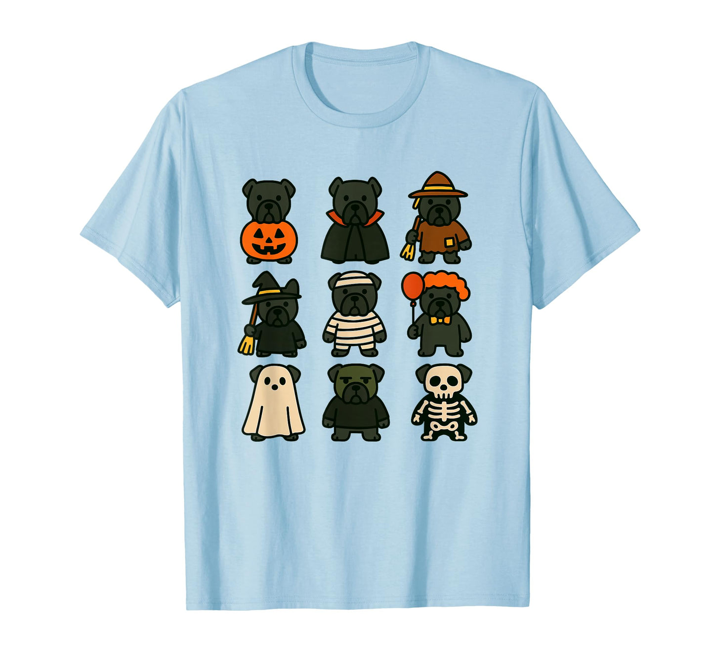 Cane Corso Halloween Costume Funny Scary Dog Ghost Witch T-Shirt