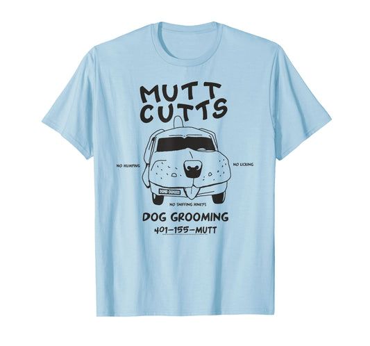 Dumb and Dumber Mutt Cutts Dog Grooming Funny Movie T-Shirt
