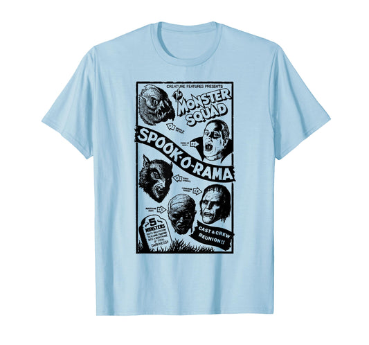 Vintage Halloween Spook-O-Rama Horror Show Monster Squad T-Shirt