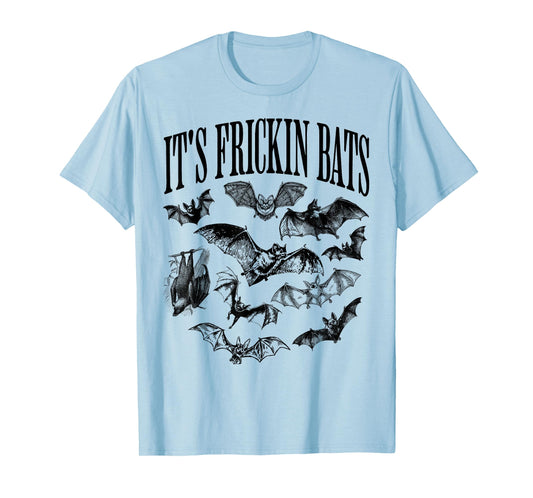 Vintage It's Frickin Bats, Funny and Spooky Halloween Bats T-Shirt