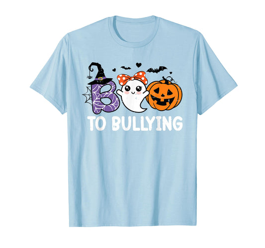Boo To Bullying Ghost Pumpkin Anti Bullying Unity Day Orange T-Shirt
