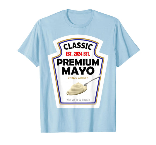 White Mayonnaise DIY Halloween Costume Couples & Group Mayo T-Shirt