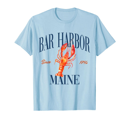 Bar Harbor Maine Est. 1796 - Old Money, Aesthetic, Retro T-Shirt