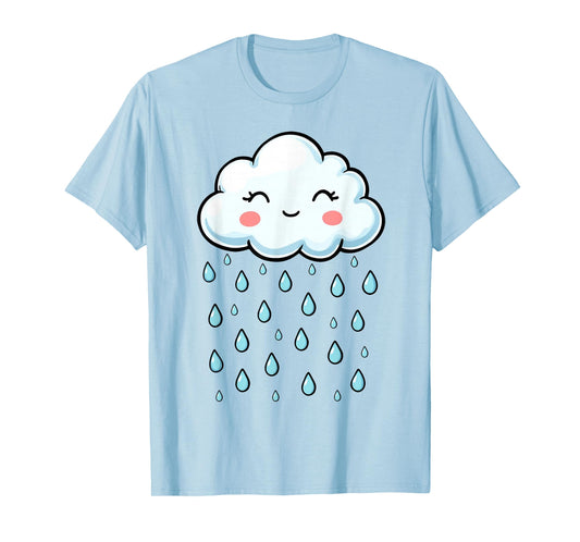 White Cloud Rain Drop Costume Christmas Halloween T-Shirt