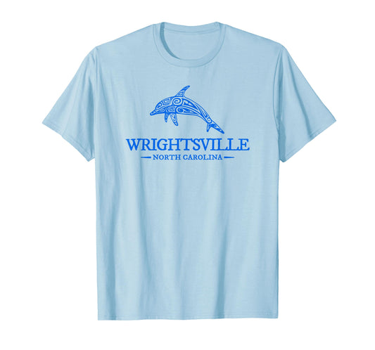 Wrightsville Beach North Carolina Dolphin Boys Girls T-Shirt