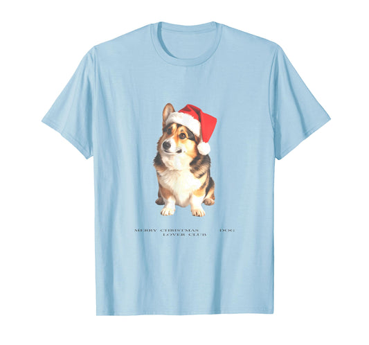 Corgi Christmas Dog Vintage T-Shirt