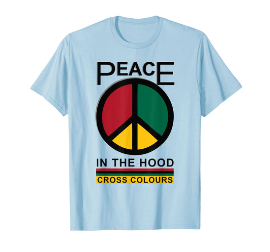 Retro Graphic 1990's Urban Vintage | Peace In The Hood T-Shirt