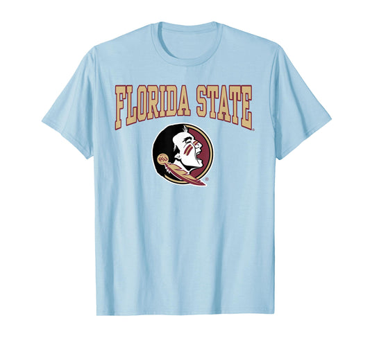 Florida State Seminoles Arch Logo Gray Officially Licensed T-Shirt