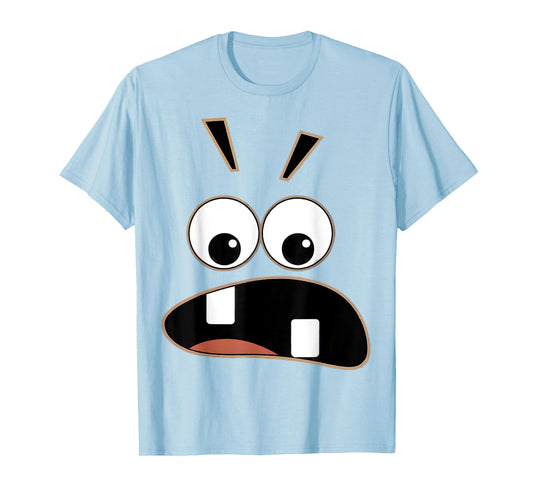 Funny Carrot Creepy Face Halloween costume Kids Men Women T-Shirt