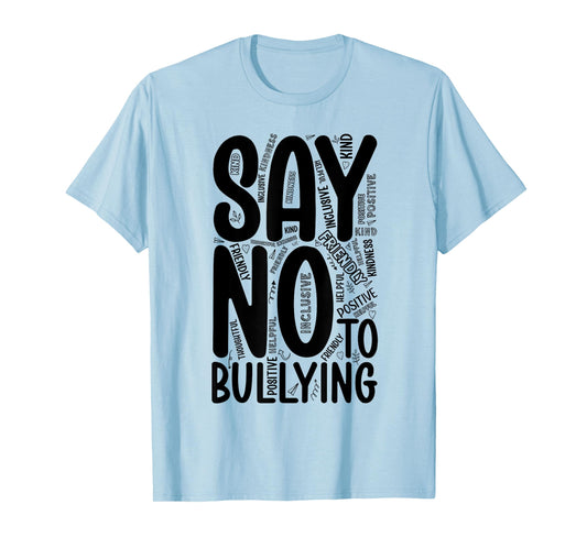 Say No To Bullying Unity Day Orange Anti Bullying Kindness T-Shirt