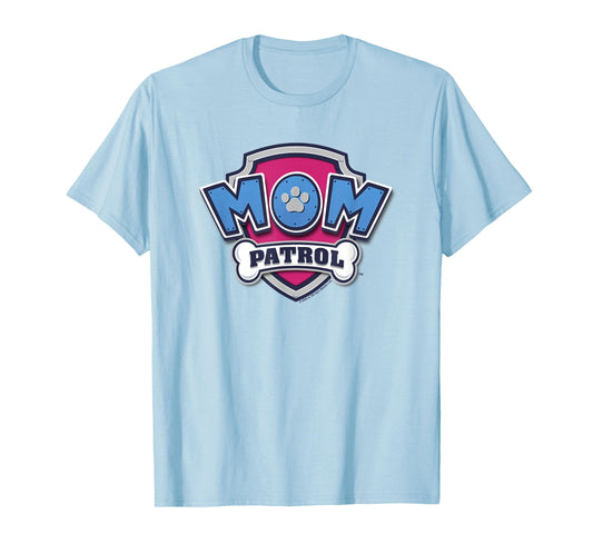 PAW Patrol Mother's Day Mom Patrol Badge T-Shirt