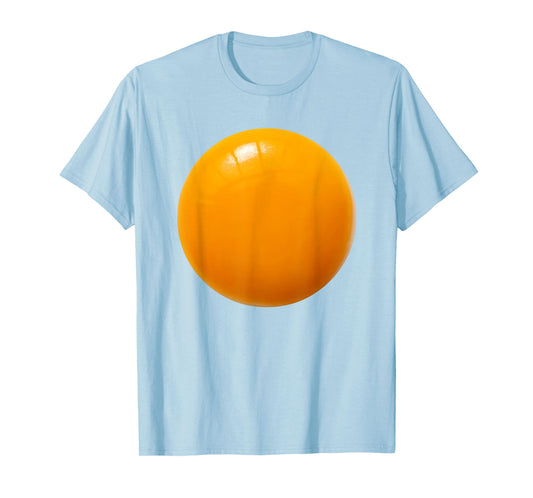 Deviled egg yolk easy lazy DIY costume for halloween party T-Shirt