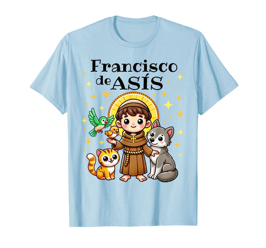 San Francisco de Asís Santo de los Animales Católico niños T-Shirt