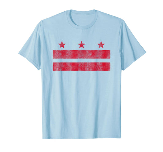 Retro Washington DC Flag District of Columbia Souvenir T-Shirt