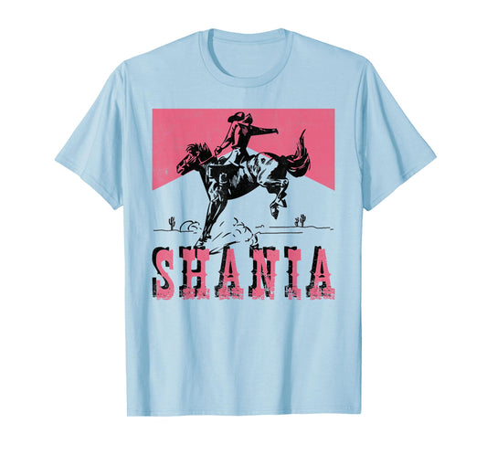 Vintage Shania Name Personalized for Men Women Kids T-Shirt