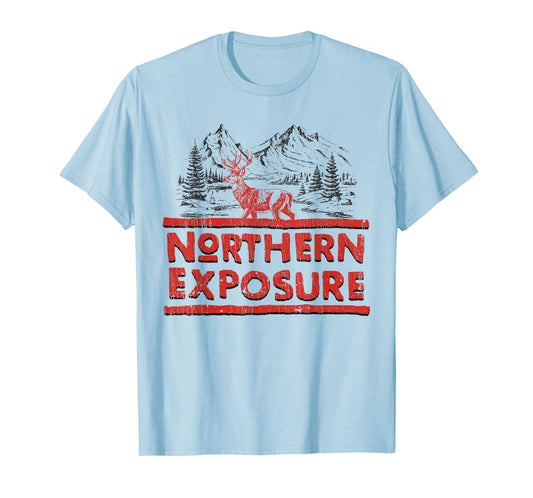 Northern Exposure Exploration Nature Outdoors Vintage Deer T-Shirt