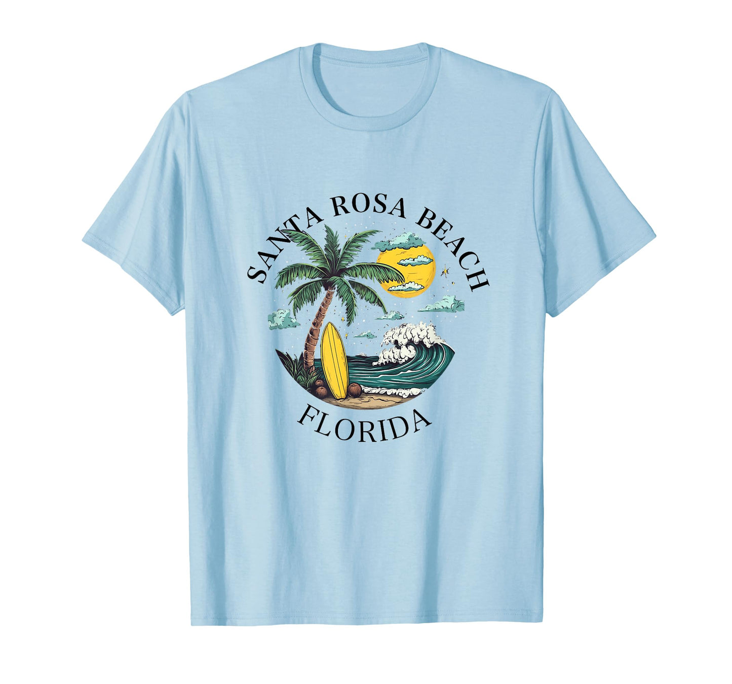 Santa Rosa Beach Florida Souvenir Walton County T-Shirt