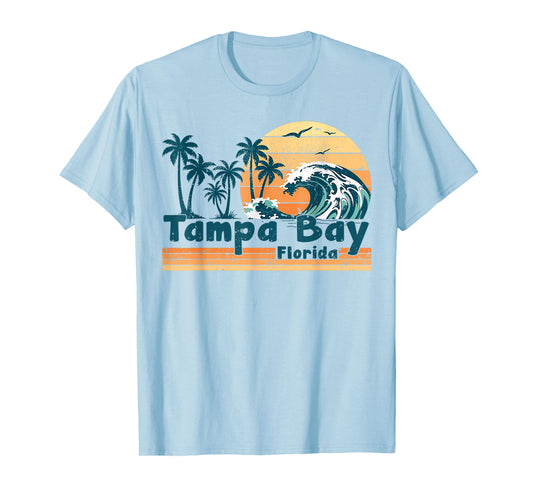 Tampa Bay Florida Beach Vintage Spring Break Vacation Retro T-Shirt