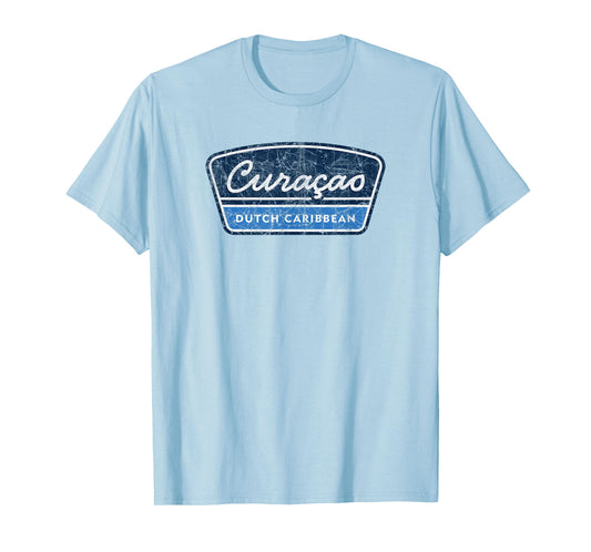 Vintage Curacao Dutch Caribbean Souvenir Mens Womens Retro T-Shirt