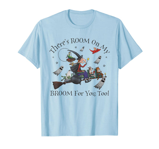 Halloween There's Room On My Broom For You Too Teacher T-Shirt