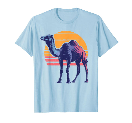 Camel Retro Vintage 80s Style Camel Desert Animals Lover T-Shirt