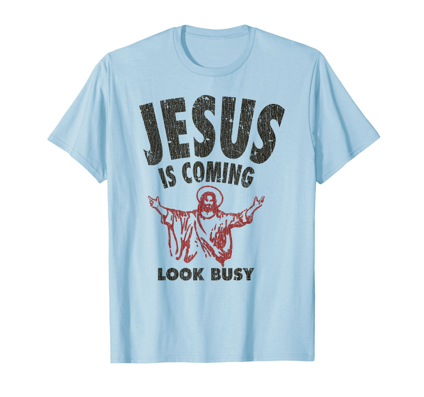 Vintage Jesus Is Coming, Look Busy 1992 T-Shirt