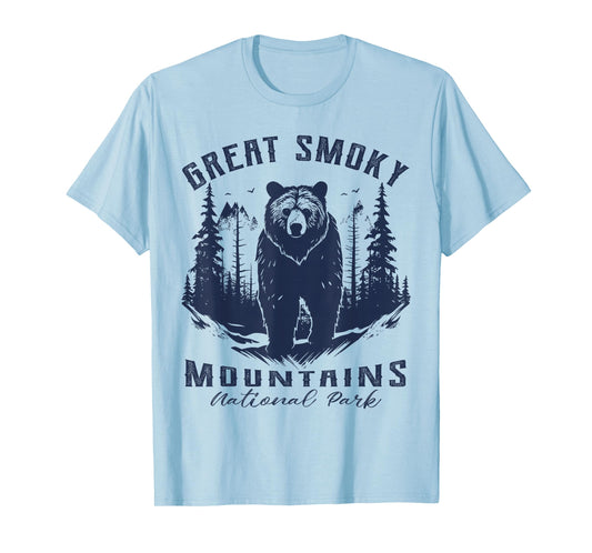 Vintage Great Smoky Mountains National Park kids Hiking T-Shirt