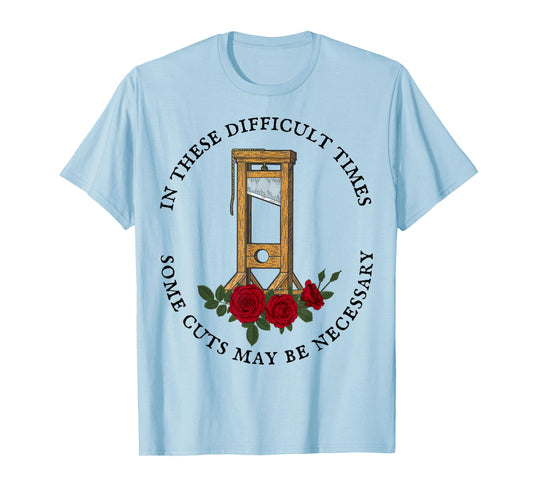 Feelin French Guillotine Dark Humor Vintage T-Shirt