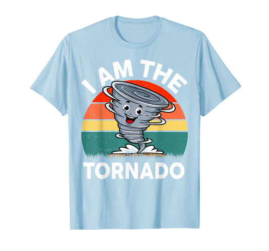 Kids I Am The Tornado Shirt Toddler Boy Storm Chaser Funny T-Shirt
