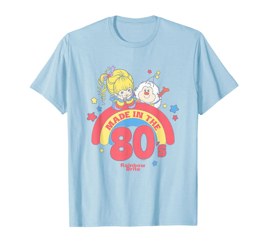 Rainbow Brite Me In The 80's Pastel Colors Retro Chest Logo T-Shirt