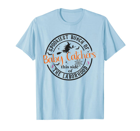 Labor and Delivery Nurse Halloween Witch Hospital Party T-Shirt