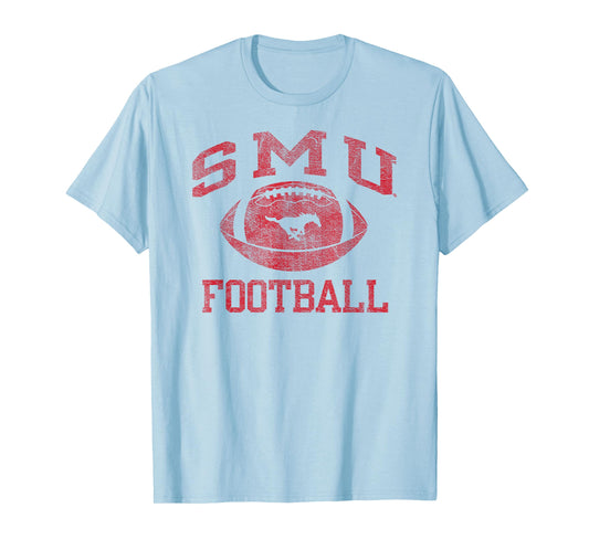 SMU Mustangs Football Intensity White Officially Licensed T-Shirt