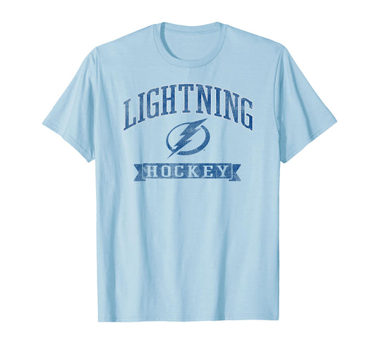 Tampa Bay Lightning Vintage Hockey Gray Officially Licensed T-Shirt