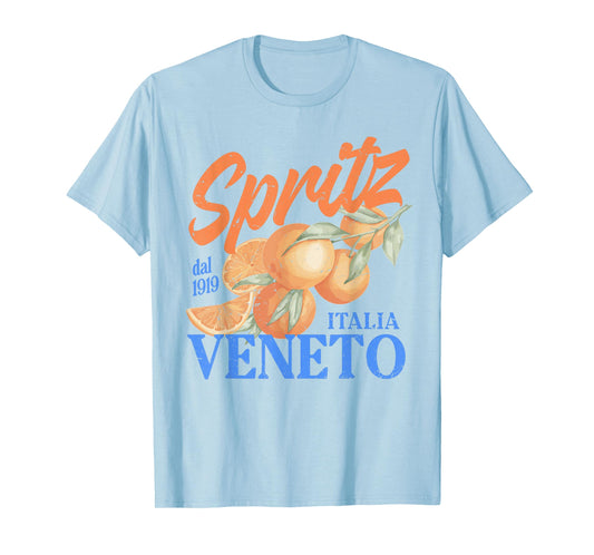 Spritz Veneto dal 1919 Italia Vintage Orange Wine Cocktail T-Shirt