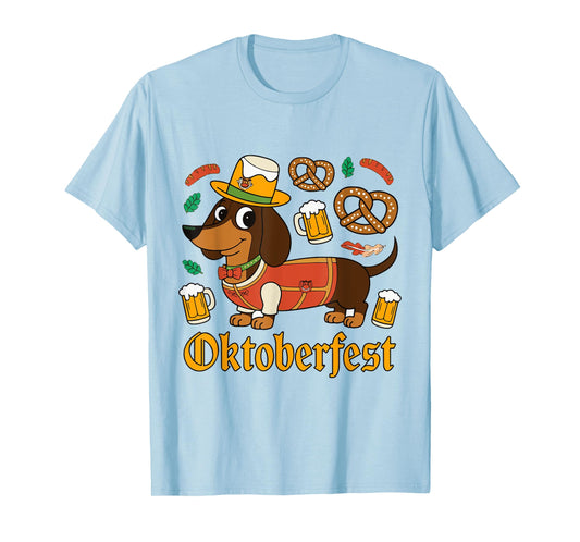Oktoberfest Dachshund Cute Sausage Dog German Men Women T-Shirt