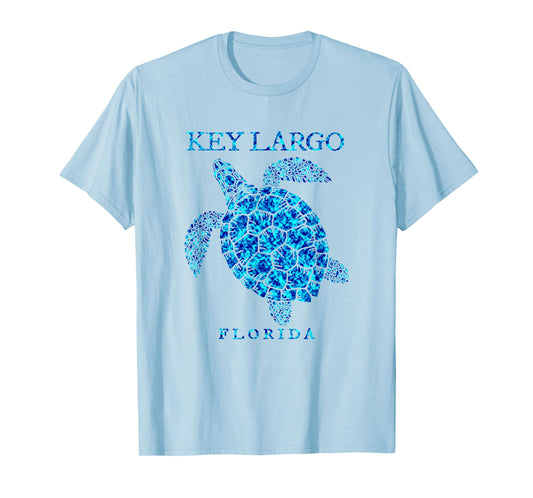 Key Largo Florida Sea Turtle Boys Girls Toddlers Souvenir T-Shirt