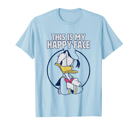 Disney Mickey And Friends Donald Duck My Happy Face T-Shirt