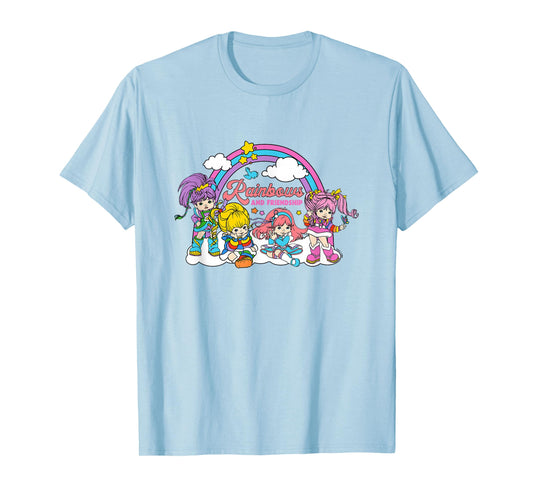 Rainbow Brite Cute Rainbows And Friendship Big Chest Logo T-Shirt
