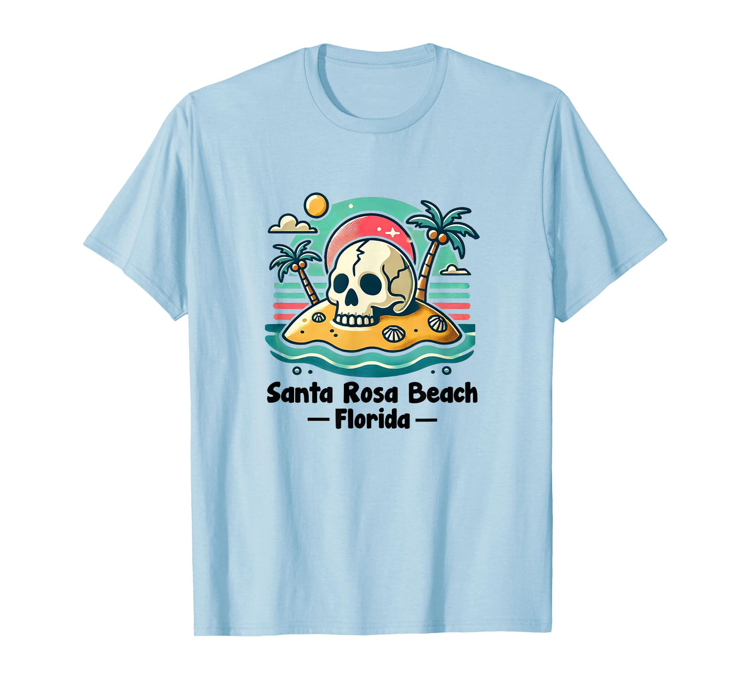 Santa Rosa Beach Florida Souvenir Walton County T-Shirt
