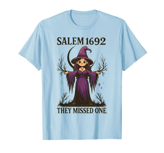 Cute Witch Salem 1692 Halloween Kawaii Magical Spooky T-Shirt